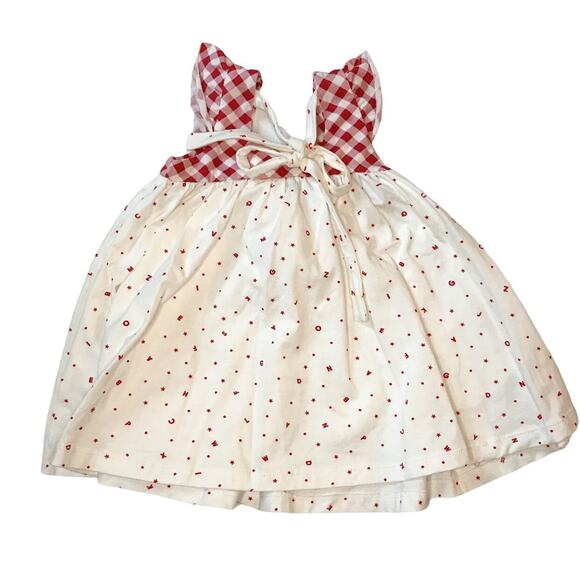 New! Omi Jo WDW Aunt Heart Tunic Dress Red Gingham 18M - Picture 2 of 6